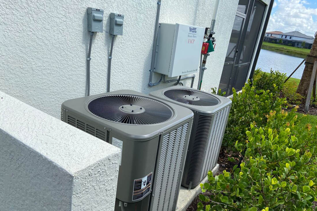 cooling-AirConditioningReplacement-Supporting-1100×734 Air conditioner and heat pump units outside home