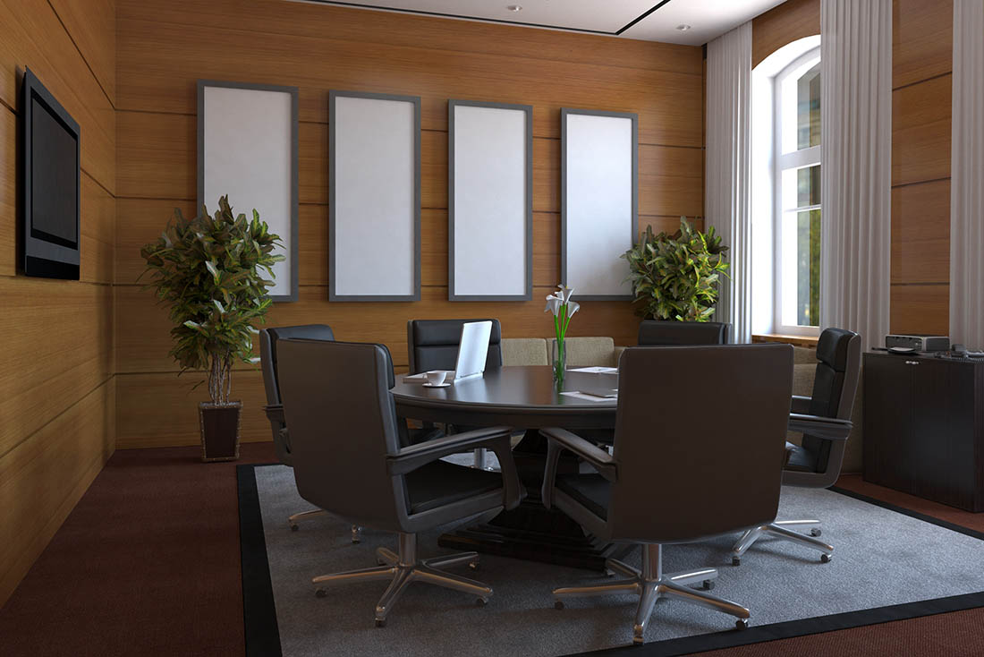 empty conference room